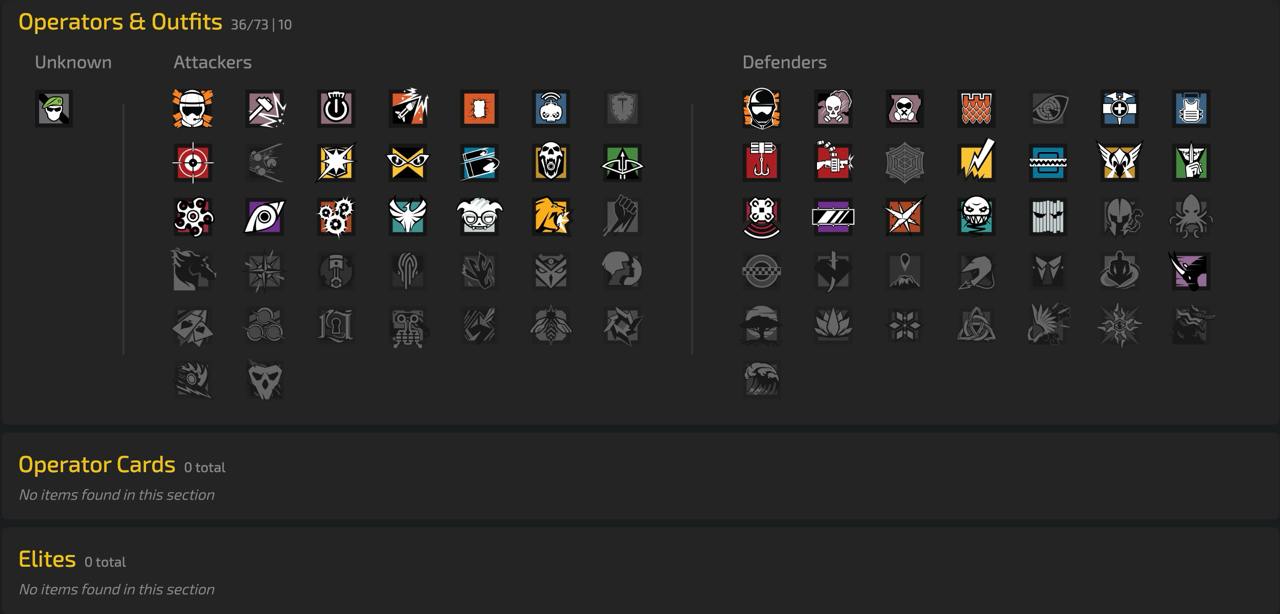 Rainbow Six Siege - R6 Uplay • 26 Level + 36 Operators + 36 Skins