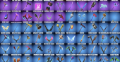 Stacked accounts - 89  Skins (PSN, Xbox, PC, Nintendo)