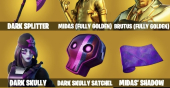 Stacked accounts - 107 Skins (PSN, Xbox, PC, Nintendo)